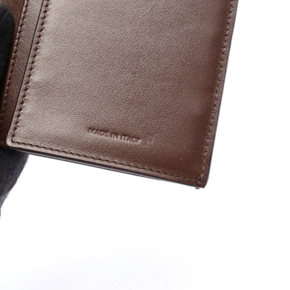 Celine Bi Wallet Leather Brown Long fold Vertical - Picture 6 of 6